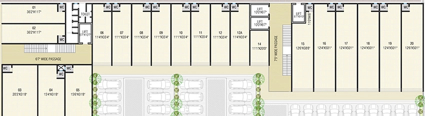 Floor Plan of Devarshi Blueberry in Nikol, Ahmedabad - Image 318307