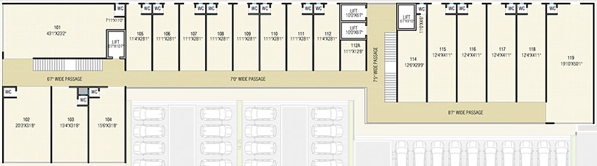 Floor Plan of Devarshi Blueberry in Nikol, Ahmedabad - Image 318304