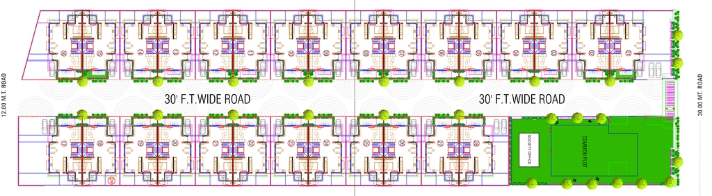 Master Plan of Vedant Royal Bunglows in Vastral, Ahmedabad - Image 318320