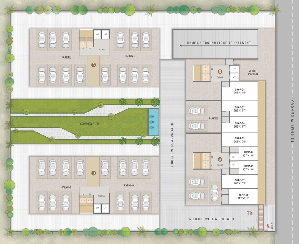 Master Plan of Viraj Vedant Skyline in Vastral, Ahmedabad - Image 318353