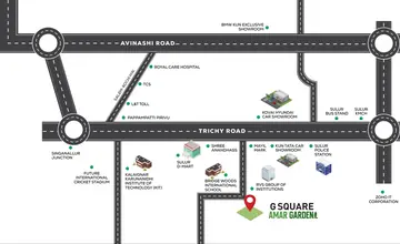 Location of G Square Amar Garden - Image 318480