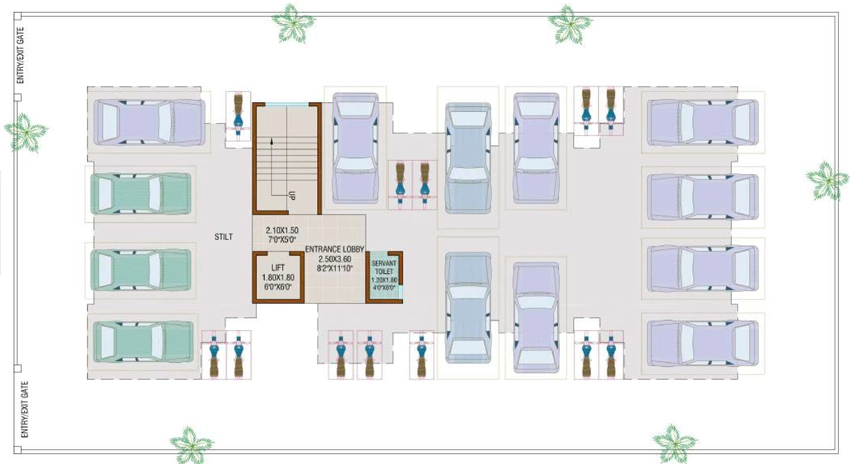 Master Plan of Shreeji Chamunda Elite in Panvel, Navi Mumbai - Image 318539