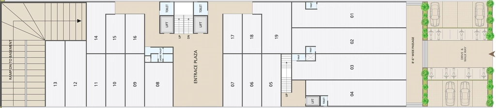 Master Plan of Ajahara Nalanda Icon in Makarba, Ahmedabad - Image 318556