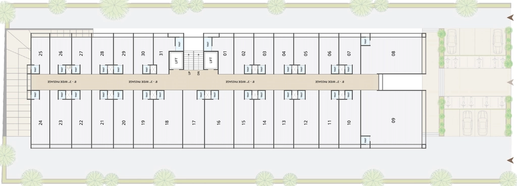 Master Plan of Ajahara Nalanda Icon in Makarba, Ahmedabad - Image 318553