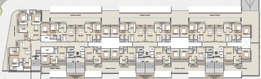 Floor Plan of JMM Geetanjali in Panvel, Navi Mumbai - Image 318611