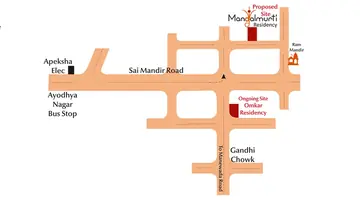 Location of Omkar Mangalmurti Residency - Image 318626
