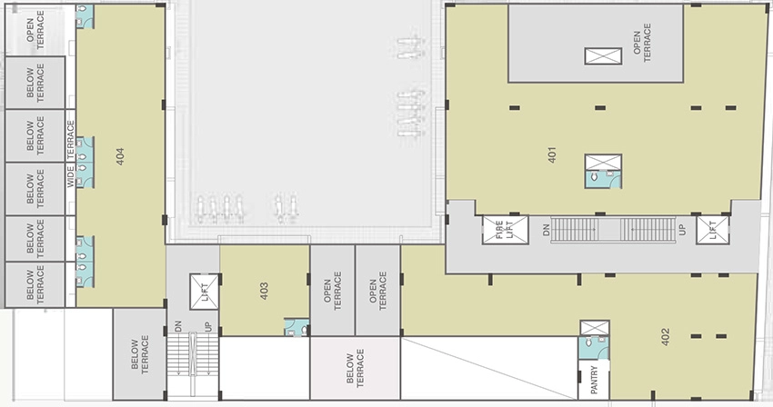Floor Plan of Gala Hub in Bopal, Ahmedabad - Image 318684