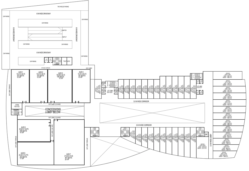 Floor Plan of BCM Zodiac in Nipania, Indore - Image 318778