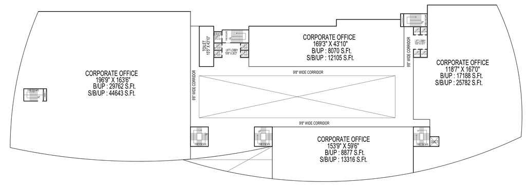 Floor Plan of BCM Zodiac in Nipania, Indore - Image 318777
