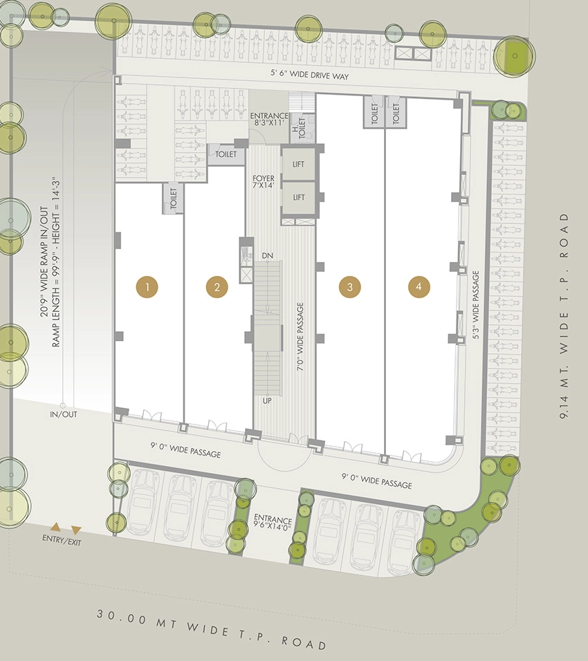 Master Plan of HRG Mercado in CG Road, Ahmedabad - Image 318833