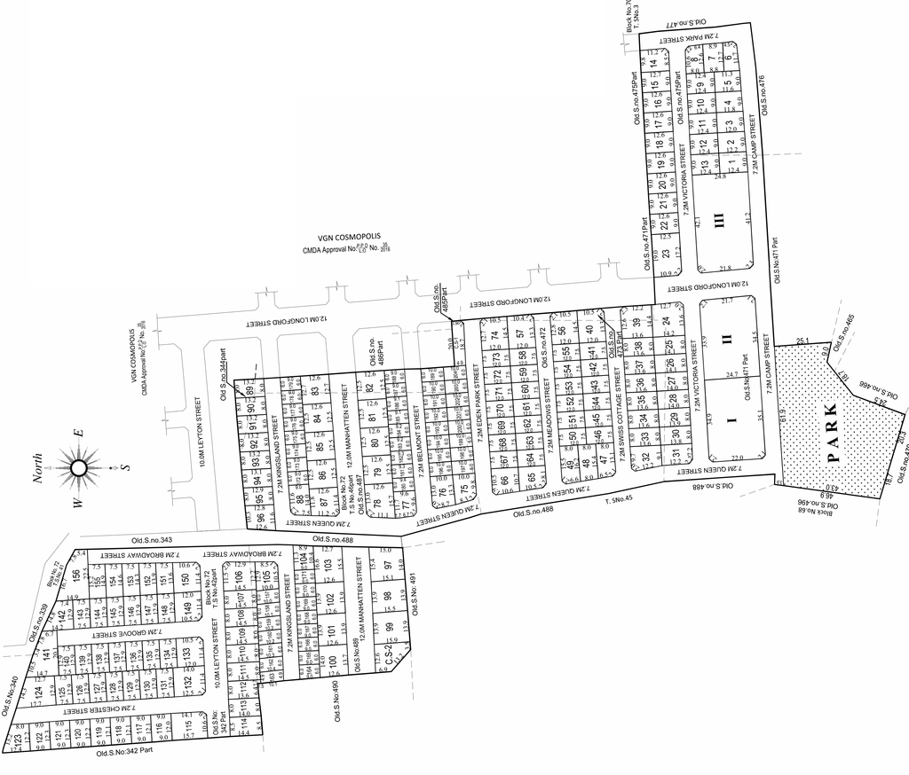 Master Plan of VGN Brent Park in Ambattur, Chennai - Image 318910