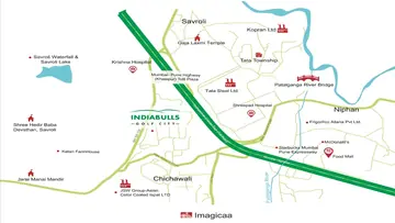 Location of Indiabulls Golf City - Image 319014