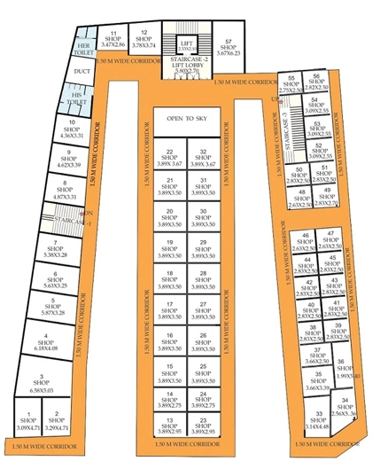 Floor Plan of Anand Chambers in Vasco Da Gama, Goa - Image 319023