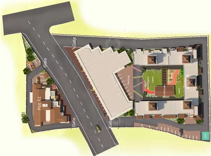 Master Plan of Buildmore Business Park in Mapusa, Goa - Image 319027