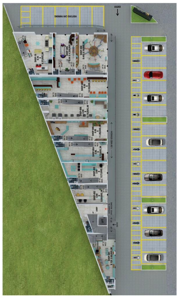 Master Plan of Naiknavare Esmeralda Business Square in Kadamba Plateau, Goa - Image 319032