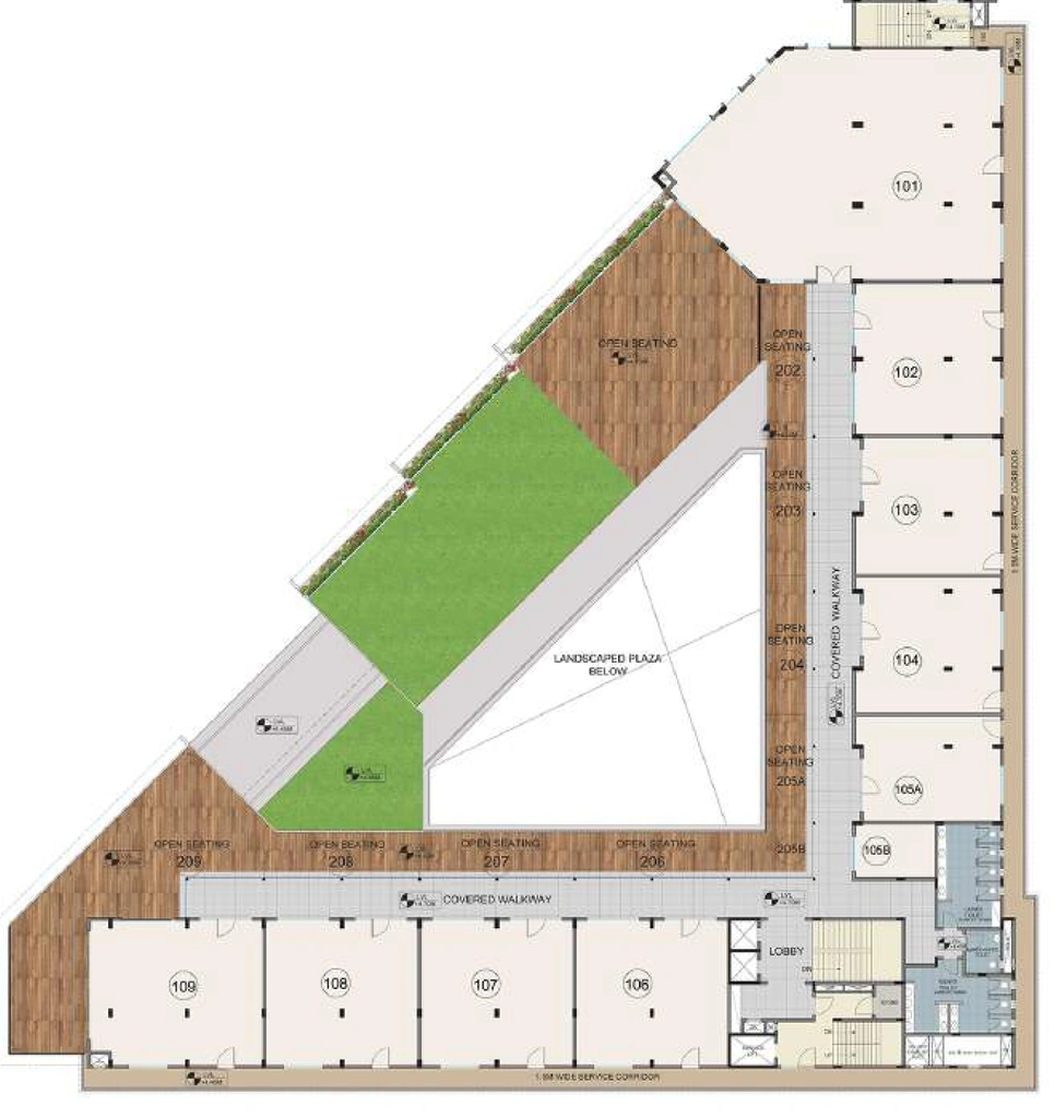 Floor Plan of Umiya Mercado in Benaulim, Goa - Image 319049