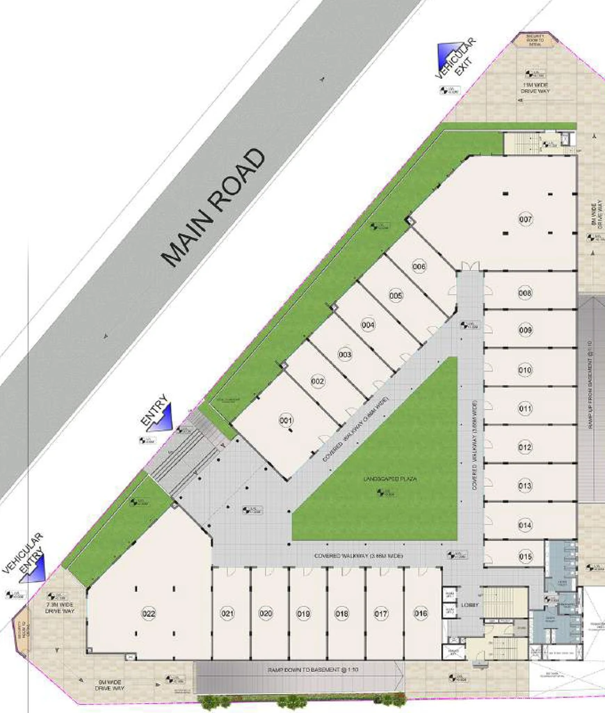 Master Plan of Umiya Mercado in Benaulim, Goa - Image 319050