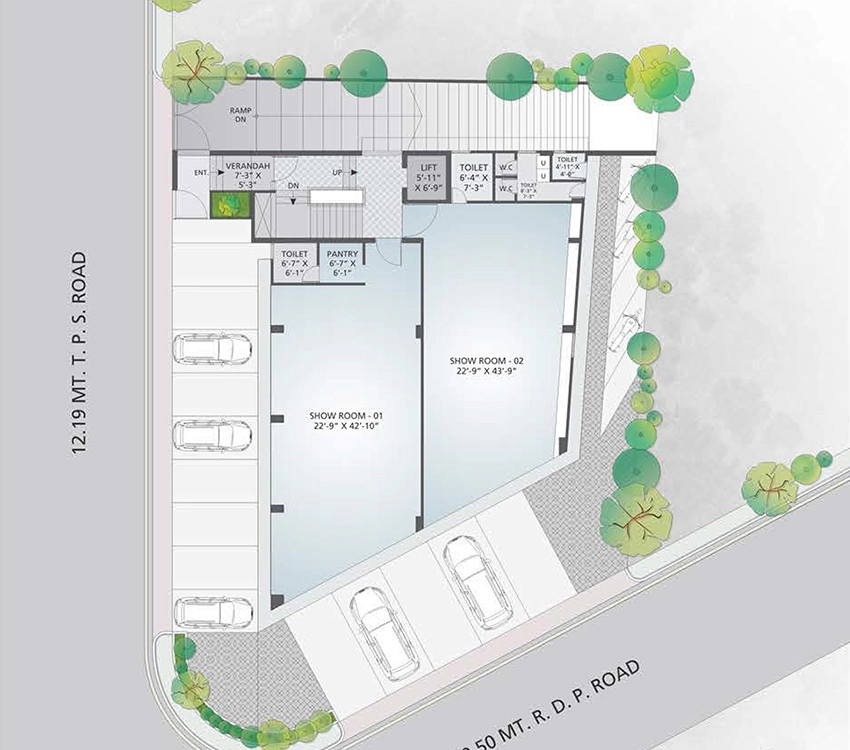 Master Plan of JP 12th Business Hub in Ambawadi, Ahmedabad - Image 319065