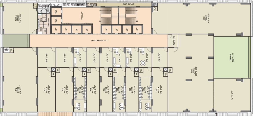 Floor Plan of Magnastar The Citadel in Ambli, Ahmedabad - Image 319110