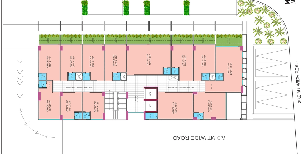 Master Plan of Money Plant Business Hub in Gota, Ahmedabad - Image 319127