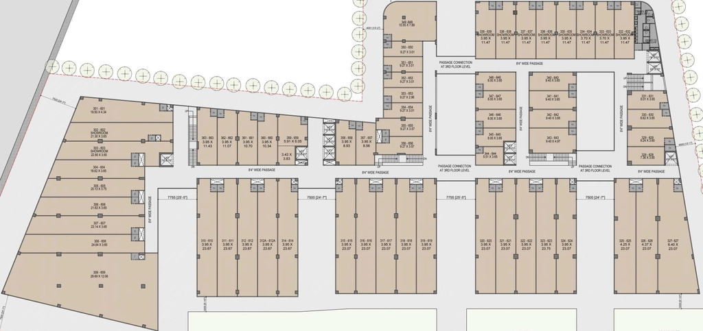 Floor Plan of Money Plant Junction in Naranpura, Ahmedabad - Image 319141