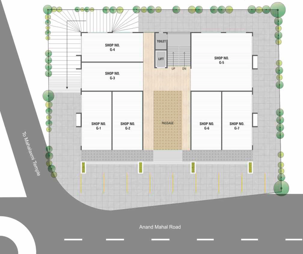 Master Plan of Om Arcade in Adajan, Surat - Image 319192