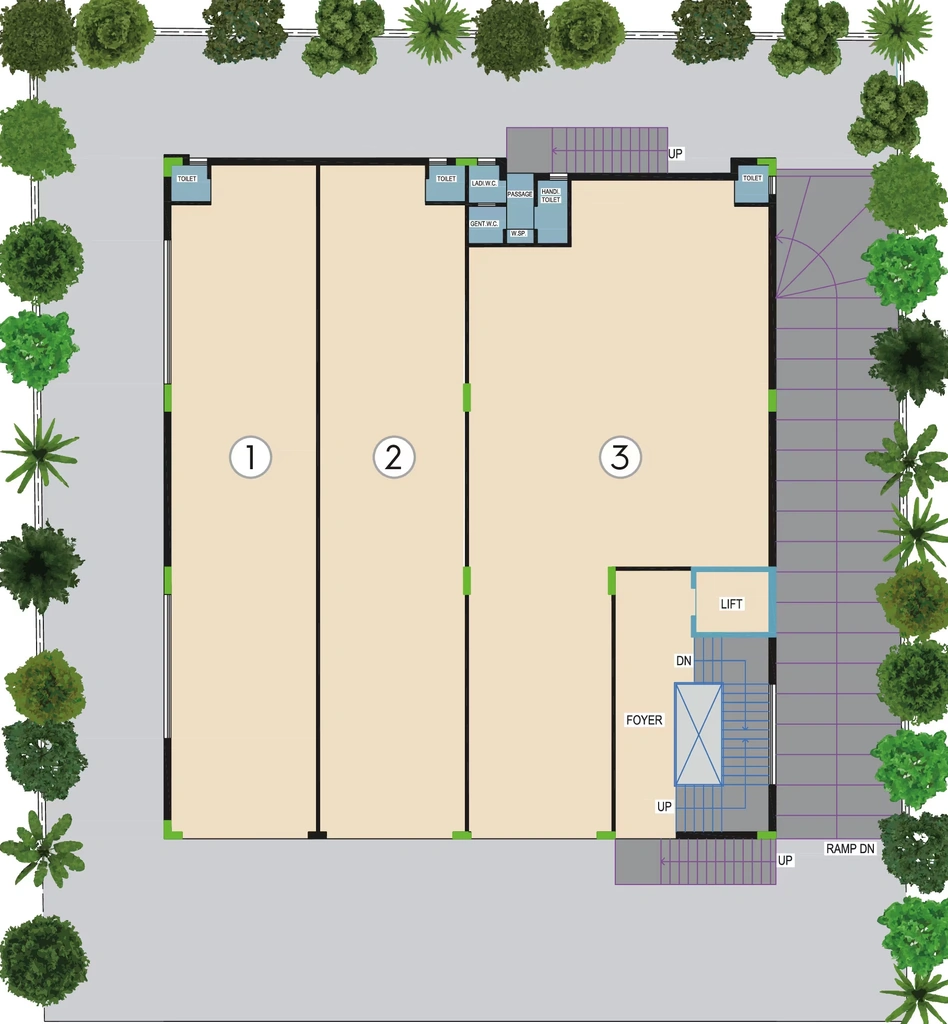 Master Plan of Parth Sangam Sapphire in Sola, Ahmedabad - Image 319223