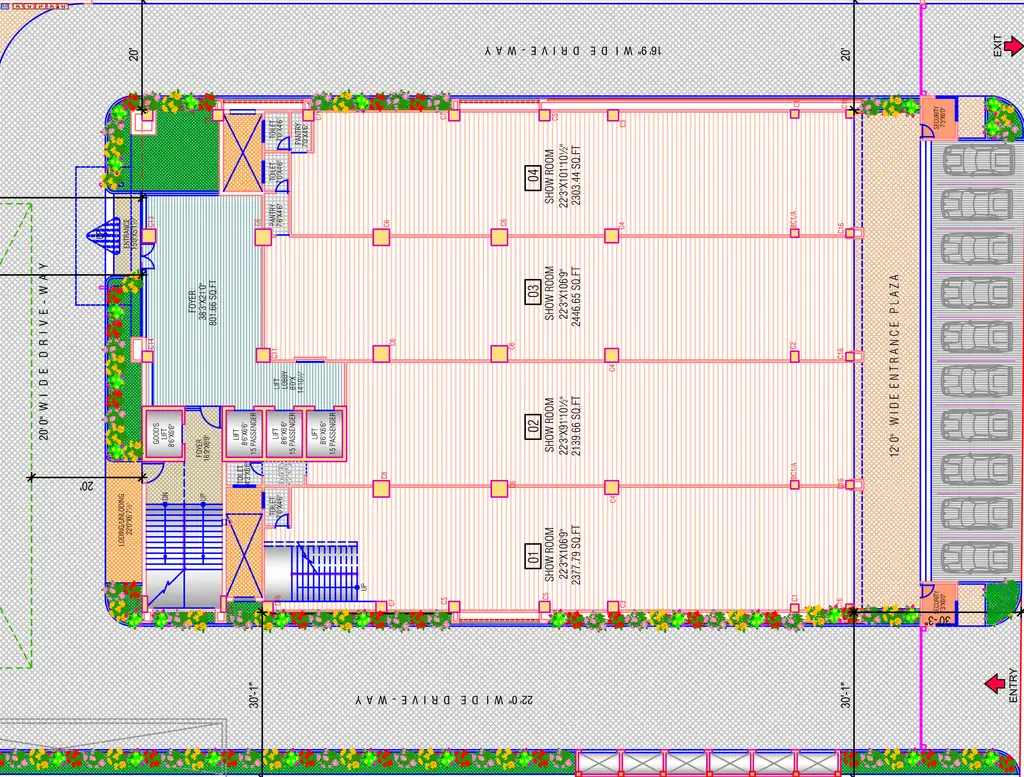 Master Plan of Risha Brooklyn Towers in Makarba, Ahmedabad - Image 319255