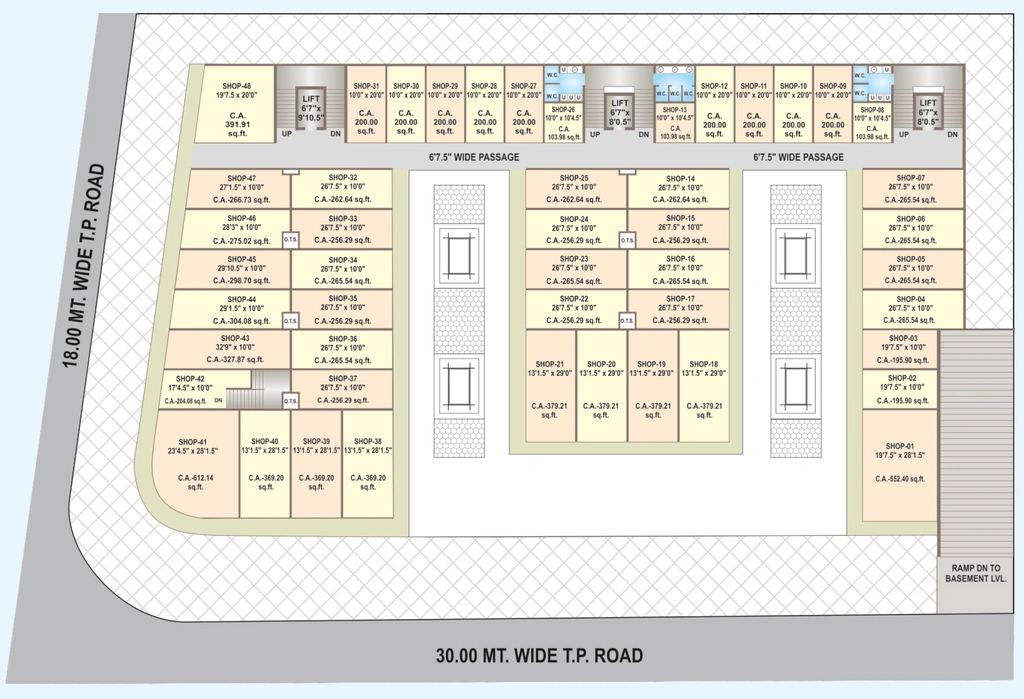Master Plan of Shreeji The Galleria in Punagam, Surat - Image 319351