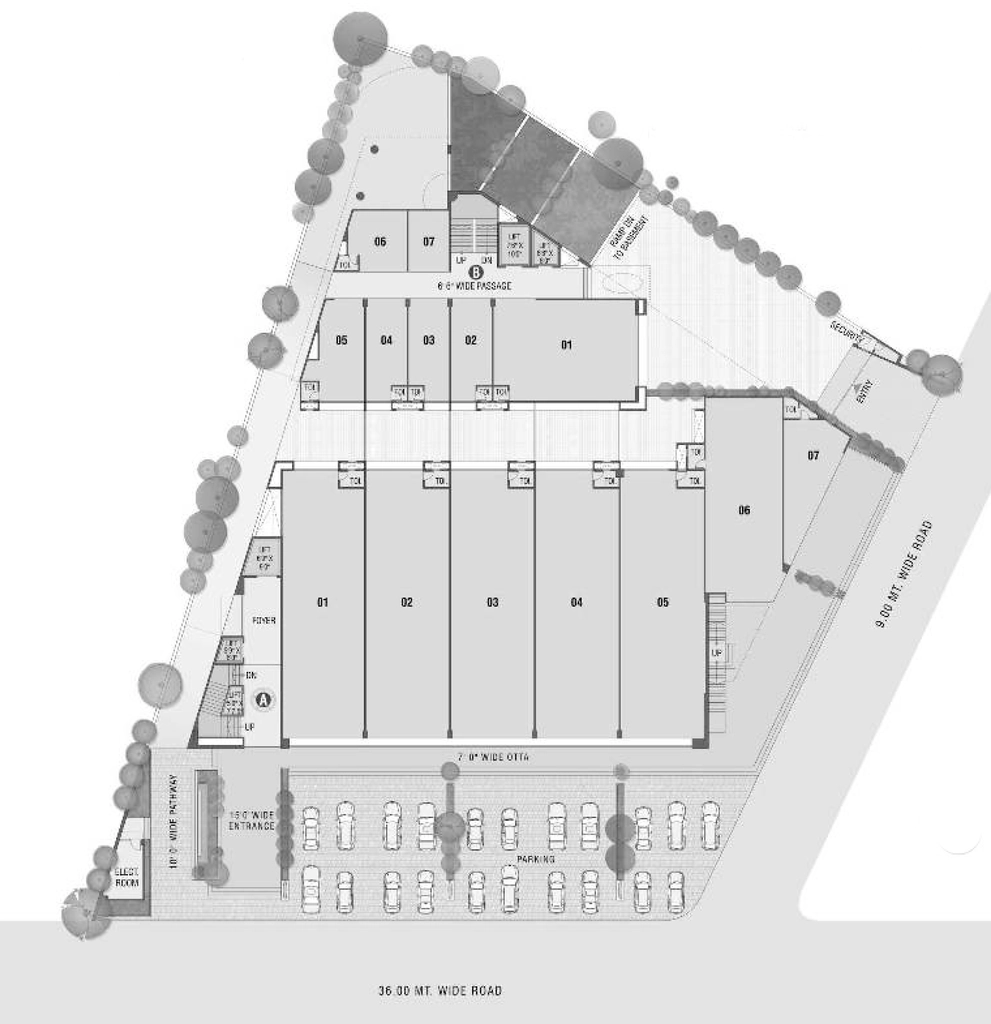 Master Plan of Universal Business Centre in Adajan, Surat - Image 319373