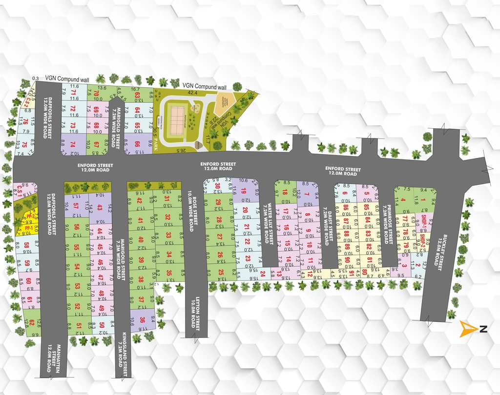 Master Plan of VGN Hive in Ambattur, Chennai - Image 319367