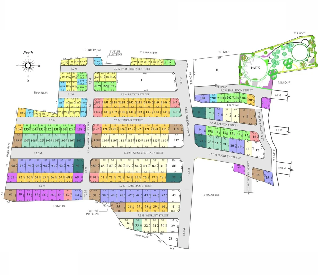 Master Plan of VGN Victoria Park in Ambattur, Chennai - Image 319455