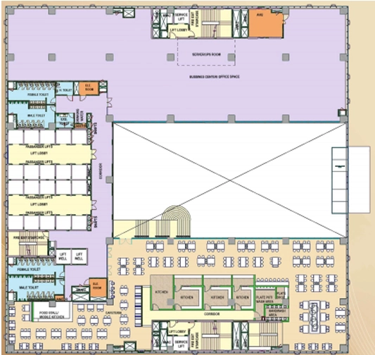 Floor Plan of Aurobindo Orbit in Hitech City, Hyderabad - Image 319464