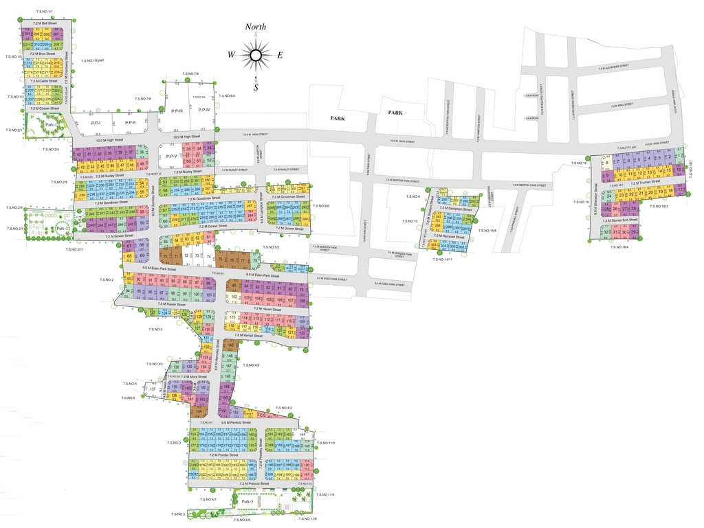 Master Plan of VGN Mayfield Park in Tambaram, Chennai - Image 319519