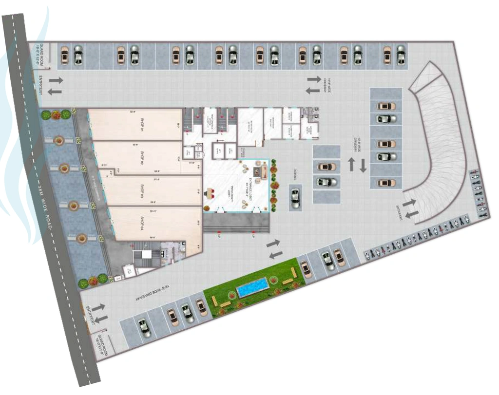 Master Plan of Seven Waterfront in Gorewada, Nagpur - Image 319578