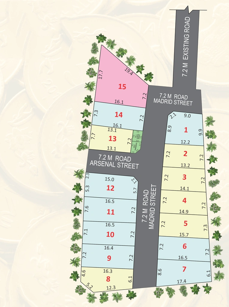 Master Plan of VGN Windsor Park Phase 7 in Poonamallee, Chennai - Image 319568