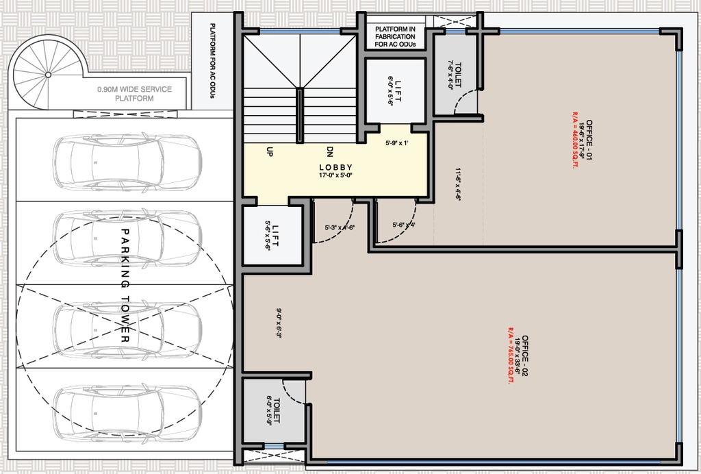 Floor Plan of AKN Annexe in Vile Parle East, Mumbai - Image 319721