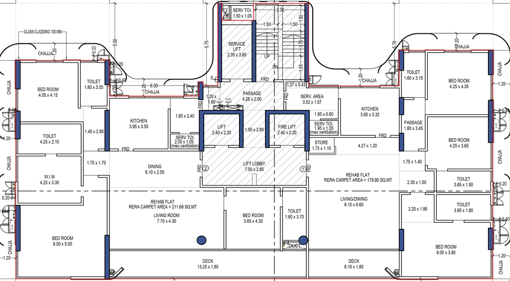 Floor Plan of Crest 4 Pali Hill in Pali Hill, Mumbai - Image 319727