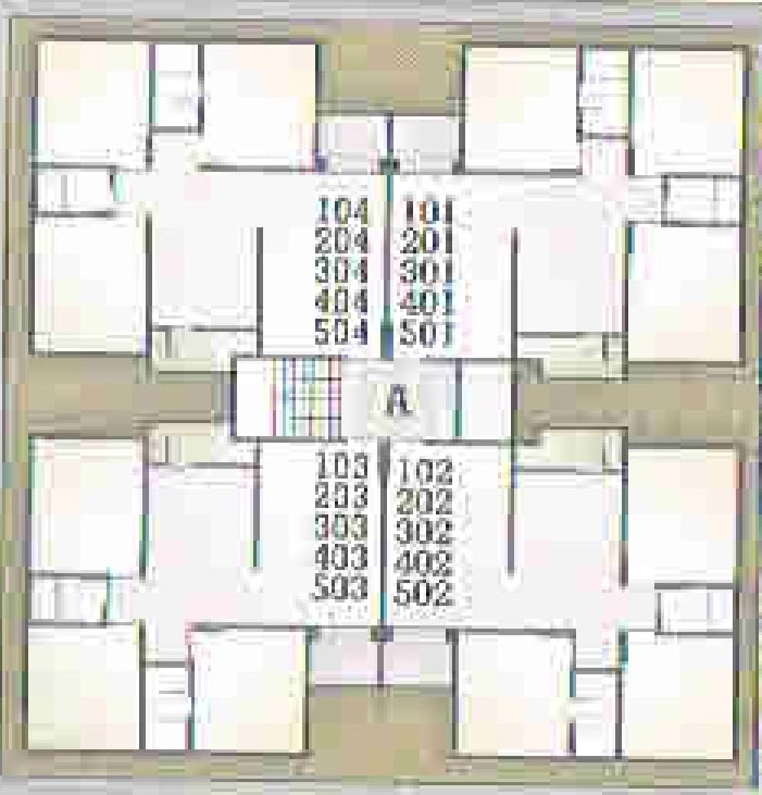 Floor Plan of The Planet in Bill, Vadodara - Image 319770