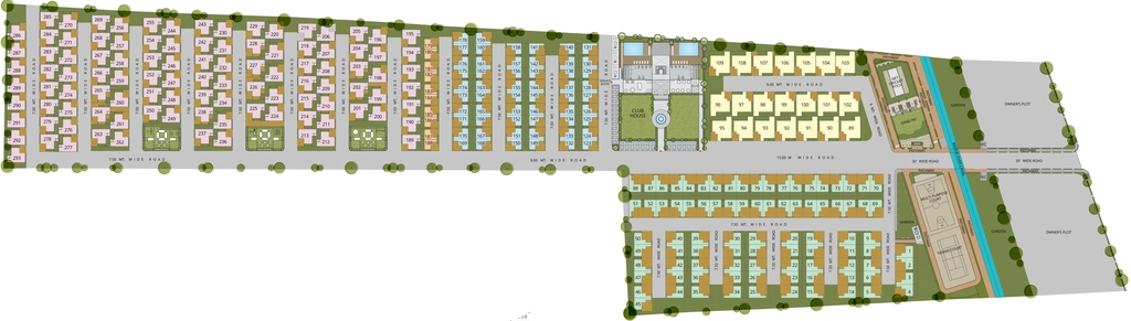 Master Plan of Damodardas The Palace in Ajwa Road, Vadodara - Image 319800