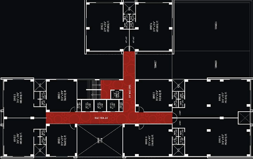Floor Plan of Sarthav Abhishree Adroit in Vastrapur, Ahmedabad - Image 319867