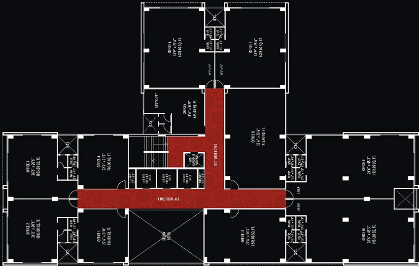 Floor Plan of Sarthav Abhishree Adroit in Vastrapur, Ahmedabad - Image 319872
