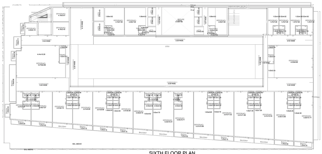 Floor Plan of Saishakti Fortune Azure in Mechanic Nagar, Indore - Image 319933