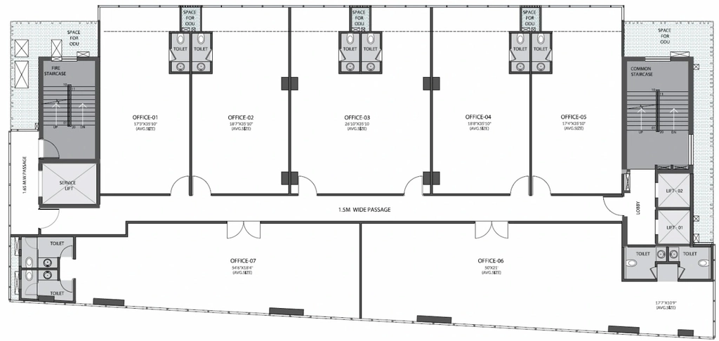 Floor Plan of Gagan Grant Bay in Kharadi, Pune - Image 319950