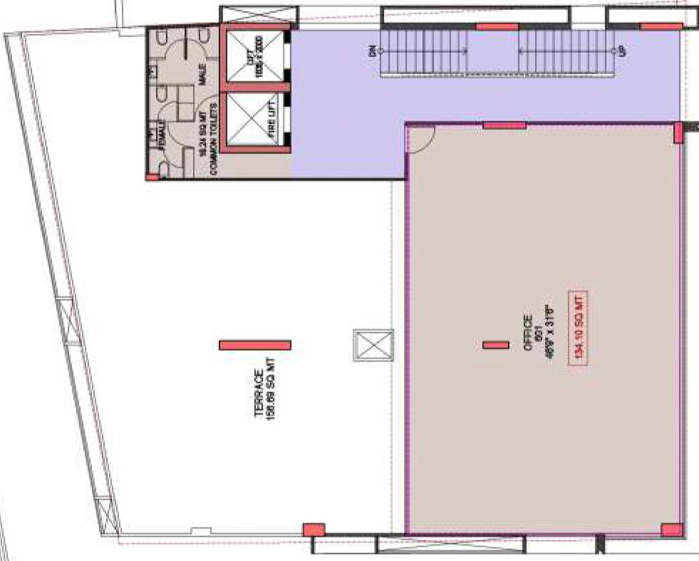 Floor Plan of Shree Amthinath Sulit in Memnagar, Ahmedabad - Image 319962