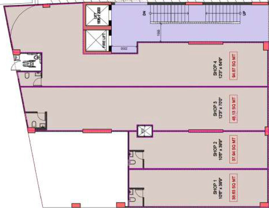 Floor Plan of Shree Amthinath Sulit in Memnagar, Ahmedabad - Image 319960