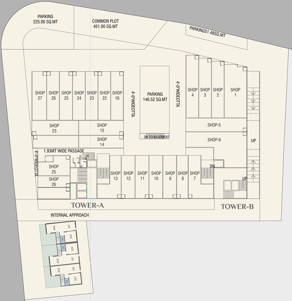 Master Plan of The Manjalpur Crossway in Manjalpur, Vadodara - Image 319993