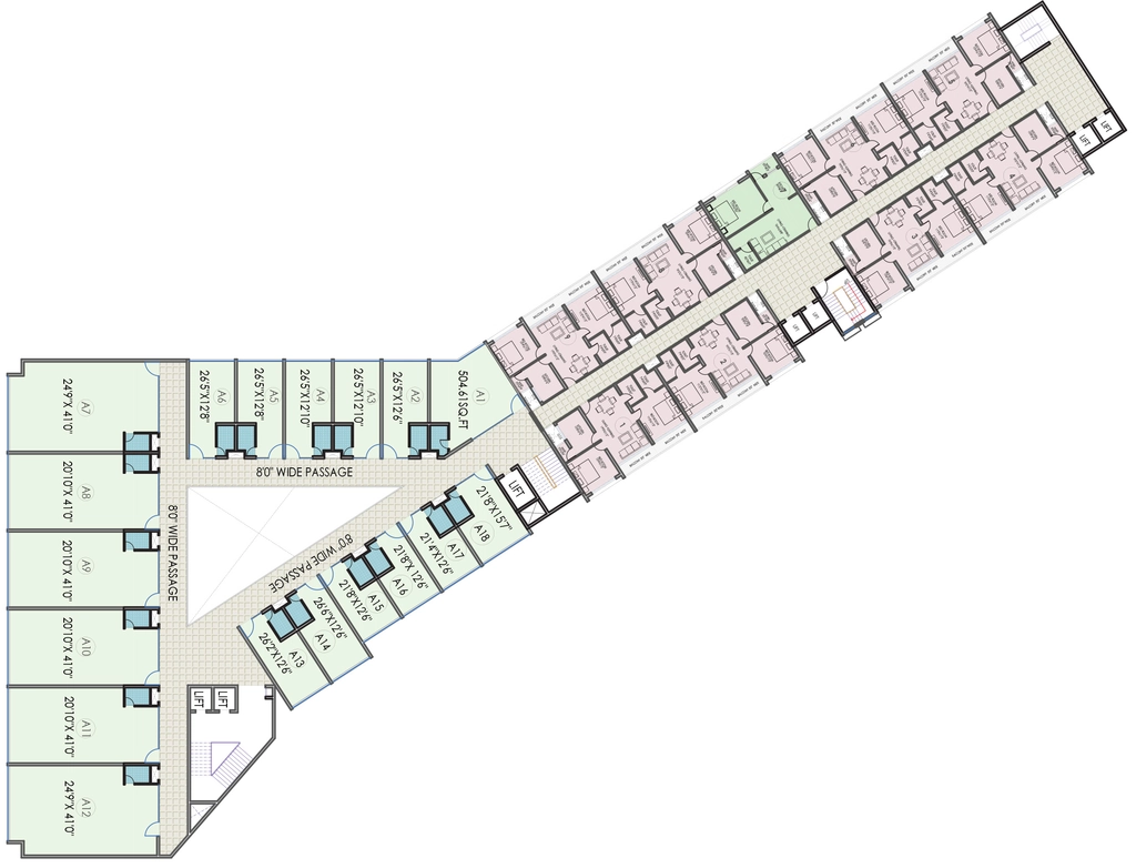 Floor Plan of Commercial Shekhar Unity in Pipliya Rao, Indore - Image 320056