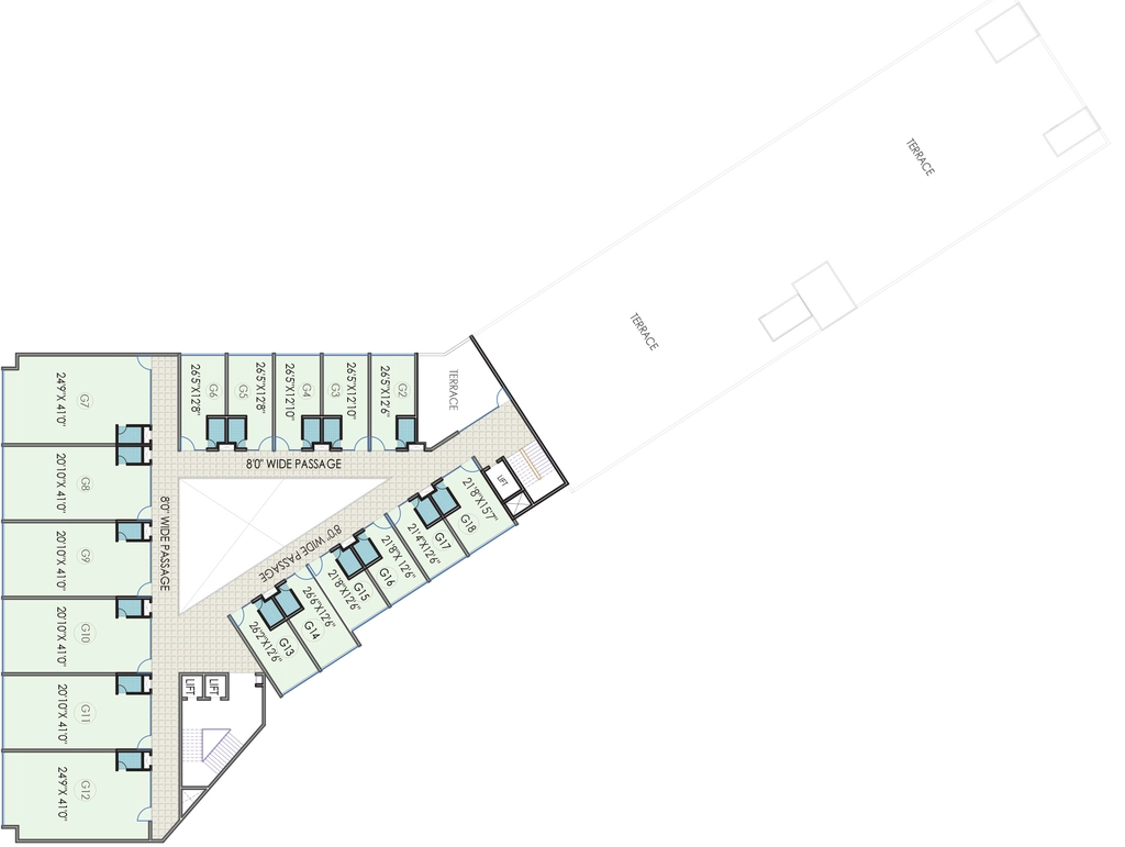 Floor Plan of Commercial Shekhar Unity in Pipliya Rao, Indore - Image 320054