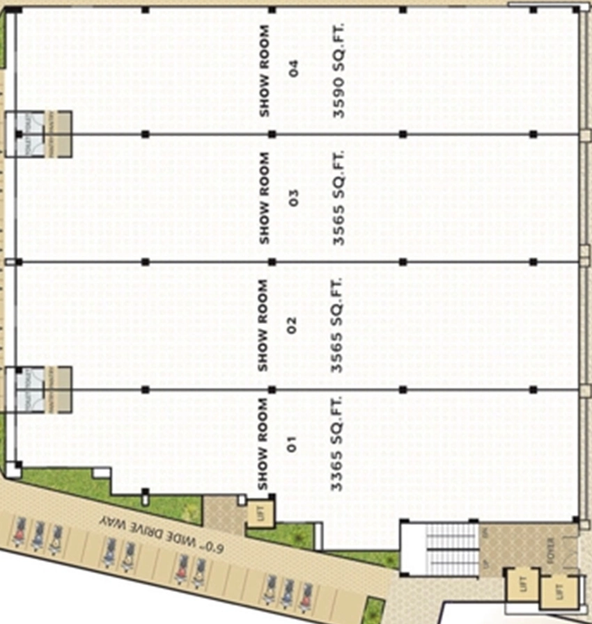 Floor Plan of Sigma Ceejay Legacy in University Area, Ahmedabad - Image 320029